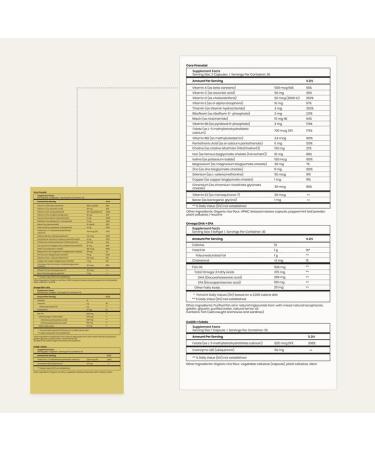 Fertility Foundation Bundle Conception Support Pack & Fertility Support & Synbiotic Greens Powder 30 Daily Pill Packs & 60 Capsules & 30 Servings of Greens Powder - Buy Online on GoSupps.com