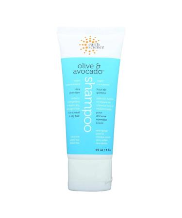 Olive & Avocado Shampoo Earth Science 2 oz Liquid