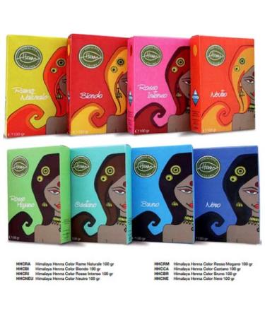 BioEssenze Himalaya Henna Colors - NATURAL HENNA FOR HAIR 100 g - COLOURS (BIONDO)