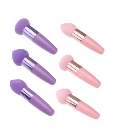 PLAFOPE 2 Sets Beauty Pen Makeup Sponge Pen Makeup Sponges with Handle Multifunctional Makeup Pen Beauty Brush Beauty Sponge Beauty Supplies Cosmetic Supplies Makeup Puff Pen Make-up Pen