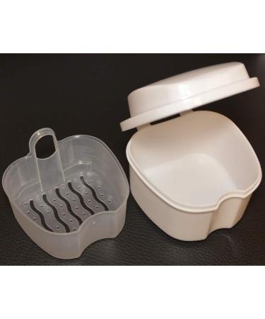 All-Around24 Dental Box - Safe Prosthetic Storage with Sieve - Durable Blue & White Design for International Shipping - Buy Online on GoSupps.com
