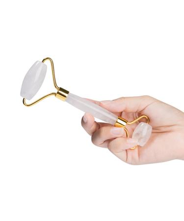 Original Jade Roller and Gua Sha Set 100% Real Natural Jade - Face Massager - Authentic Durable Noiseless Design(Size:c)