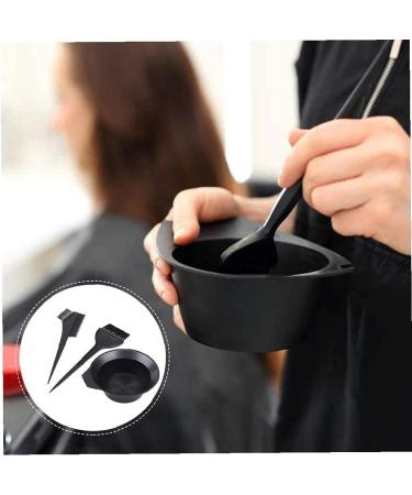 UKD Hair Coloring Kit Tool with Brush Bowl Set Double Sided Coloring Hair Salon Black for Fashion 3PCS Hairdressing Tool - Buy Online on GoSupps.com