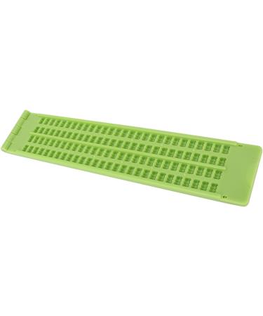 Portable Plastic 4 Lines 28 Cells Braille Writing Slate and Stylus Braille Learning Tool Accessory - Buy Online on GoSupps.com