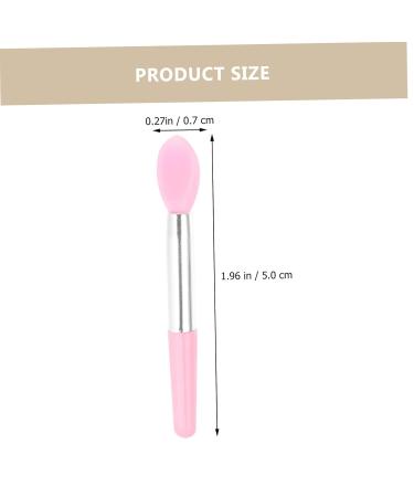 Shop Mikinona 10pcs Lip Mask Spoon & Makeup Brush Set | Lipstick Applicator Creamy Eyeshadow & More - Miss Cosmetic Pink - Buy Online on GoSupps.com