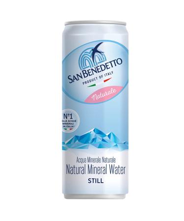 Natural Water San Benedetto Can | 48 Milk 33cl | Plastic-Free Maxi Format | Eco-Friendly Product - Shop Internationally - Buy Online on GoSupps.com