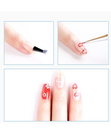 3-Piece Nail Brush Set - 7/9/11 mm Nail Liner Tools for Art & Design | Perfect for Nail Art Enthusiasts - International Shipping Available - Buy Online on GoSupps.com
