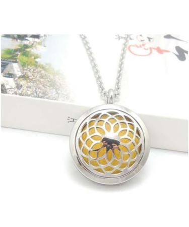 ULTNICE Aromatherapy Oil Diffuser Pendant Necklace - Essential Oil Jewelry for Stress Relief & Wellness - Buy Online on GoSupps.com