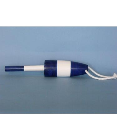 Handcrafted Wooden Dark Blue Cape Rock Lobster Trap Buoy 15 - Beach Decoration - Buy Online on GoSupps.com