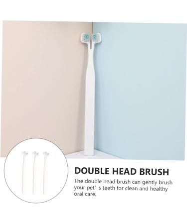 FOMIYES 3pcs Brush Dual-head Dog Bristles Tooth Oral Manual Small Double Puppy Supplies Soft-bristles Pet - Buy Online on GoSupps.com
