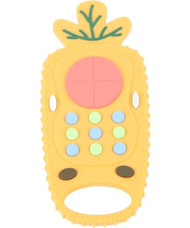 Buy Cute Soft Silicone Baby Bite Toys - Versatile Pineapple Teether for Teething Relief | International Shipping - Buy Online on GoSupps.com