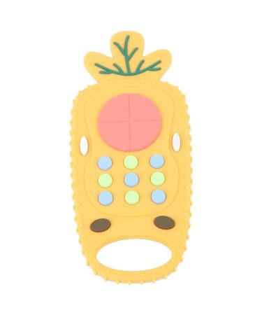 Remote Control Teething Toy  Soft Silicone Baby Chew Toys Relieve Sore Gums Versatile Enhances Oral Fit Reusable for Boys for Daily(Pineapple Model) - Buy Online on GoSupps.com