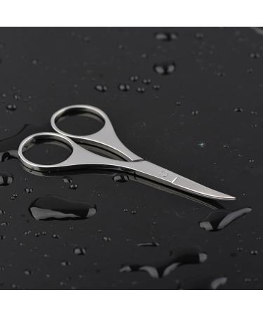 FRCOLOR Facial Hair Grooming Scissors Small Precision Scissors for Men & Women | Perfect for Hair Eyelashes Nose Eyebrow & Mustache Trimming - Buy Online on GoSupps.com