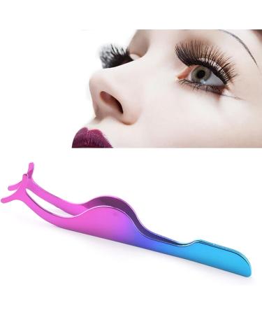 2pcs Colorful Eyelash Applicator Tweezers Set for False Lashes and Eyelash Extensions - Buy Online on GoSupps.com
