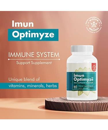 Immune OPTIMIZE - 60 Gluten-Free Capsules for Immune Support & Multivitamin | Non-GMO Supplement - Buy Online on GoSupps.com