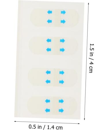 Baluue 400 Pcs Face Lifting Stickers Elasticity Wrinkle Lift Patches Invisible Tape Medical Grade - Buy Online on GoSupps.com