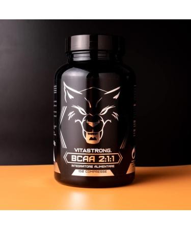 BCAA 2.1.1 Vitastrong Branched Amino Acids | L-Leucine L-Isoleucine L-Valine 100% Pure with Vitamin B6 | Pre & Post Workout Supplement - Buy Online on GoSupps.com