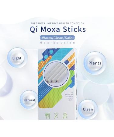 Zhongyan Taihe Herbal Moxa Stripes - 10 Chopsticks for Moxibustion Therapy | Acupuncture Heating & Meridian Massage - Buy Online on GoSupps.com