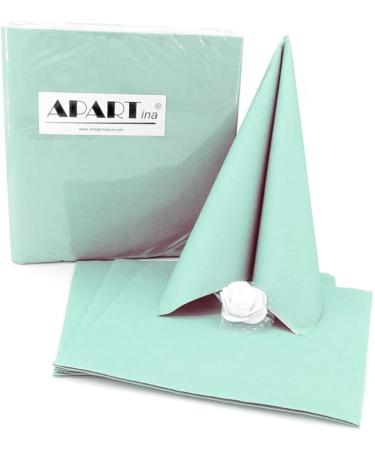 50 APARTina Mint Green Airlaid Napkins - Fabric-Like 40x40 cm | Premium Quality for Any Occasion - Buy Online on GoSupps.com