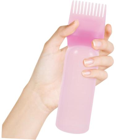 Flacon Applicateur Peigne pour Huile Capillaire 3 Pi ces Format Moyen Rose pour Coloration Racines Cheveux Usage Professionnel - Buy Online on GoSupps.com