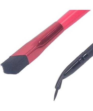 Verdant Touch Bent Eyeliner Brush Professional Makeup Eyebrow and Eyeliner Brush Set Multifunctional Bent Cosmetic Tool for Women - Buy Online on GoSupps.com
