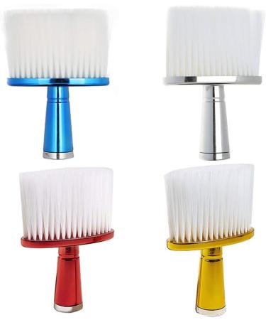 Hair Brush Neck Duster Hairdressing Hair Cutting Cleaning Brush for Barber Hairdressing -Gold - Buy Online on GoSupps.com