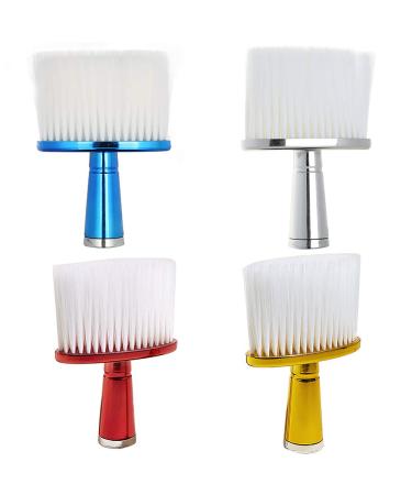 Soft Hair Brush & Neck Face Cloth for Barbers | Gold Hairdressing Tools - Best Cleaning Brush for Hair Cutting - Buy Online on GoSupps.com