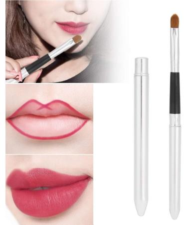 Lip Brush for Lipstick Retractable Lipstick Brush with Bristles for Precise Lip Contouring Smear Powders Evenly for Lasting Makeup - Buy Online on GoSupps.com