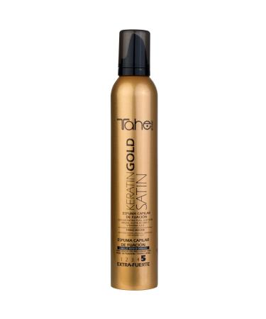 Tahe MOUSSE EXTRA STRONG KERATIN GOLD SATIN Fixing 5 200ml (New Presentation and Size)