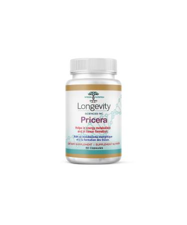 Pricera - NAD+ Booster | Niacinamide & D-Ribose Healthy Aging Supplement | Supports Cell Metabolism and Mental Performance | Natural Healthspan Support for Men and Women | Made in Canada