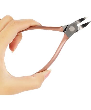 Nail Nipper Rose Gold Nail Art Decorations Picker Rhinestone Remover Nail Cutter Scissors Manicure Tools for Woman - Buy Online on GoSupps.com