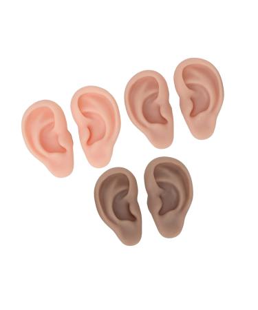 Silicone Simulated Ear Model - Reusable & Flexible (3 Pairs) for Salon Use - Buy Online on GoSupps.com