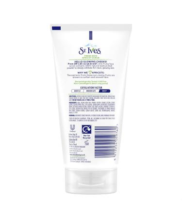St Ives Fresh Skin Scrub Apricot 150ml - Exfoliating Facial Scrub - Buy Online on GoSupps.com