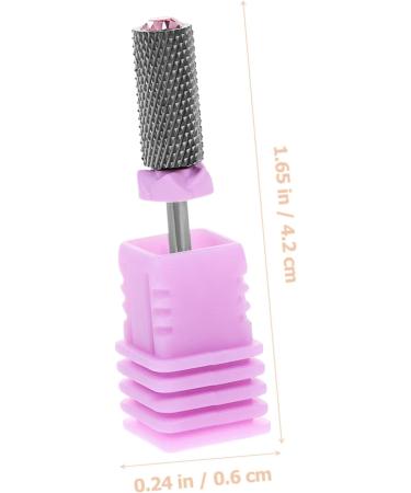 FRCOLOR Nail Drill Bits Manicure Nail Bits Safety Bits for Nail Drill Carbide Drill Bits for Nails Cuticle Nail Drill Bit Acrylic Drill Bits Nail Supplies Electric Tungsten Steel 0.6x0.6x4.2cm As Shown1 - Buy Online on GoSupps.com