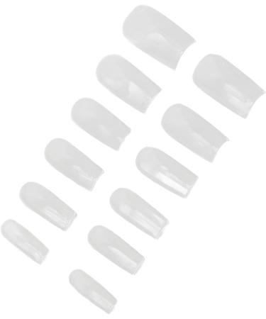 Artificial Nail Tips 504 Pieces Transparent Clear Artificial Nails Trendy for Valentine's Day (03#) - Buy Online on GoSupps.com