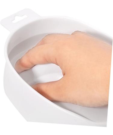 VINTORKY 1Pc manicure hand wash bowl manicure bowls for soaking nail soaker bowl manicure soak bowl nail dip remover nail polish soaker bowl soak off bowl Polishing agent white optional Size 1 White - Buy Online on GoSupps.com