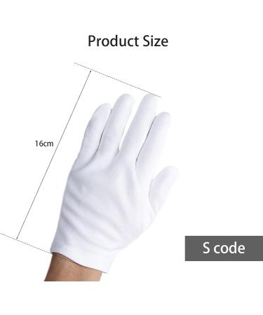 Nogsay White Cotton Eczema Gloves for Kids - 24 Pairs, Moisturizing & Washable for Dry Hands - Comfortable Overnight Relief for Small Hands & Children 10 - Buy Online on GoSupps.com