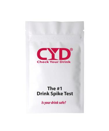 CYD Check Your Drink 50 test strips for the detection of ketamine and GHB (knock-out drops) in drinks