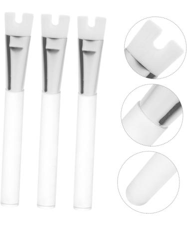PLAFOPE 4pcs Nose Shadow Highlighter Brush Do Not Eat Powder Nose Shadow Brush Miss White Aluminum Tube - Buy Online on GoSupps.com