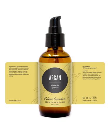 Edens Garden Argan Carrier Oil - 4 oz (Ideal for Essential Oil Blends) - Buy Online on GoSupps.com