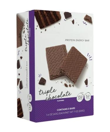 Pawer Crunch Wafer 13g Protein Energy Bar - Triple Chocolate - 5pk