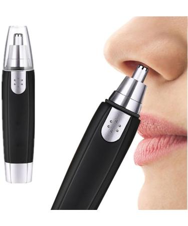 Ear and Nose Hair Trimmer - 2024 Professional Painless Facial Hair Clipper for Men & Women Waterproof Dual Edge Blades - Black - Buy Online on GoSupps.com
