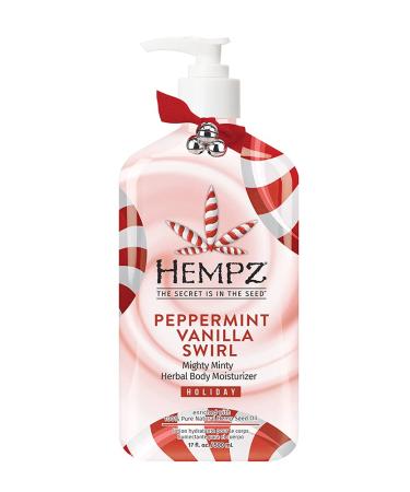 Peppermint Vanilla Swirl Herbal Body Moisturizer 17 oz.