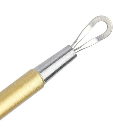 Verdant Touch Face Cleaning Tool Blackhead Extractor Steel Triangle Pimple Removal Tool for Face Comedone Remover and Acne Pressing Ring Gold - Buy Online on GoSupps.com