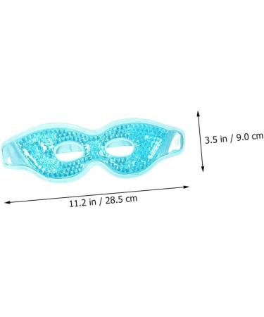 FRCOLOR 2 Pieces ice mask warm cold eye masks comfortable eye mask eye mask eye patch surface mask eye patches warm and cooling eye mask eye patch with cold compress gel Skyblue - Buy Online on GoSupps.com