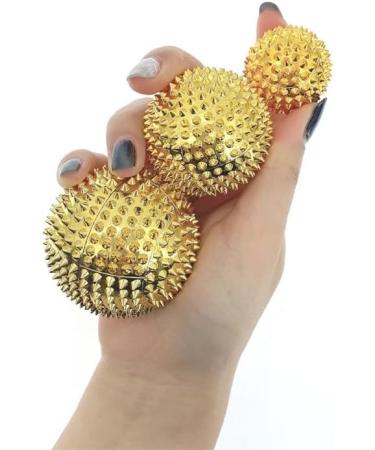 Buy BLBTEDUAMDE Hand Massager - 1 Pair Yoga Fitness Massager for Men & Women | Gold-S Color - International Shipping Available - Buy Online on GoSupps.com