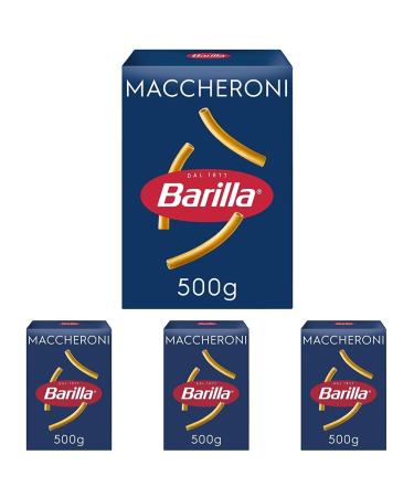 Barilla Pasta Noodles Classic Maccheroni n.44 made from high quality durum wheat always al dente 500 g (pack of 4) 1 500 g (pack of 4)