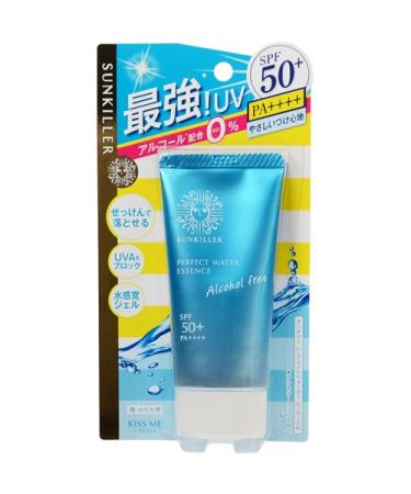 Isehan Sunkiller Perfect Water Essence SPF50+ PA++++ - Lightweight Sunscreen for All Skin Types - Buy Online Worldwide - Buy Online on GoSupps.com