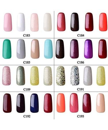 Vishine Nail Art UV LED Gel Polish Soak Off Manicure Varnish Nail Art Gift Kit C250 - Buy Online on GoSupps.com