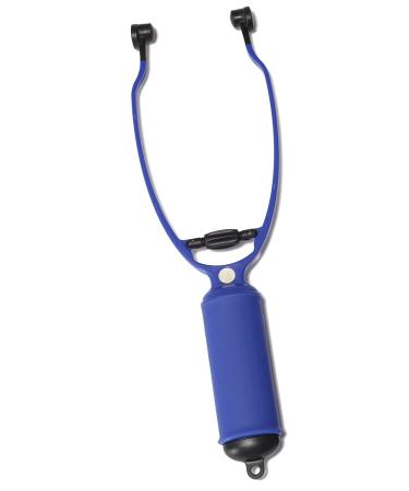 Six Piece Temple Massage Kit Hand-held Cranial Massager with Exchangeable Tips Lavender and Aromatherapy Pad Plus Beeswax with Coconut Oil Roll-On. Blue. Dark Blue Without Bag